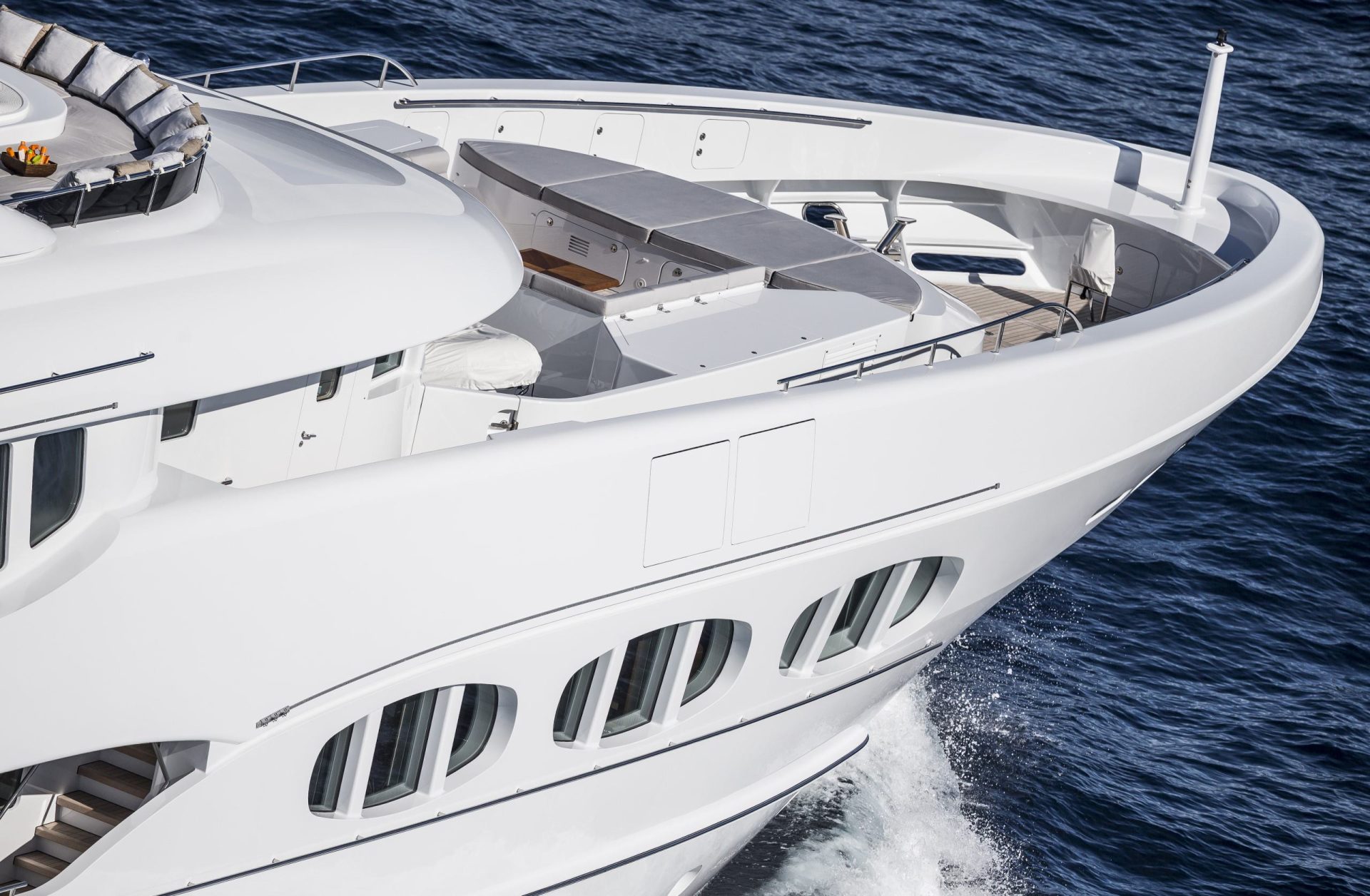 Superyacht deck
