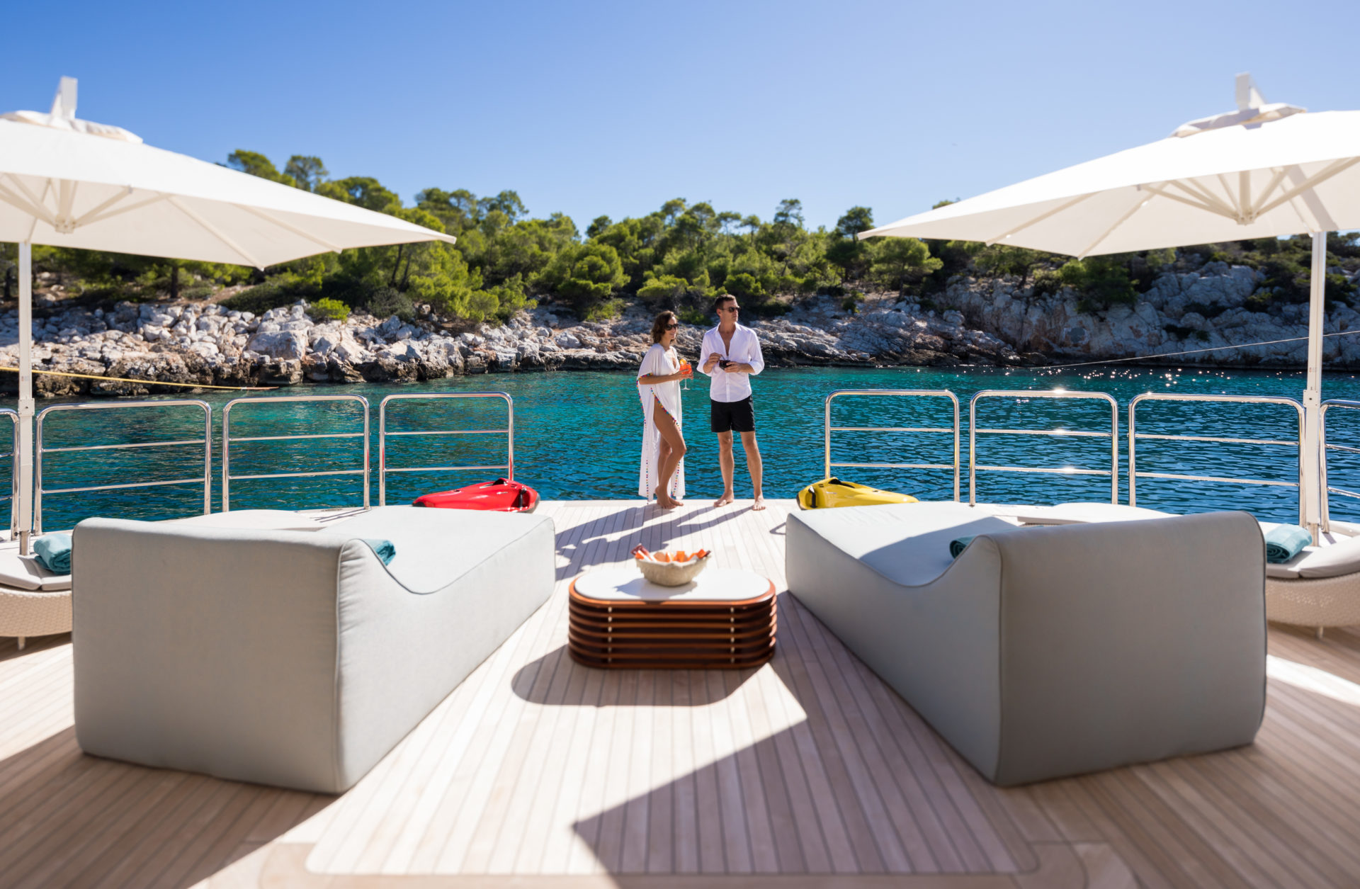 Couple on board Optasia