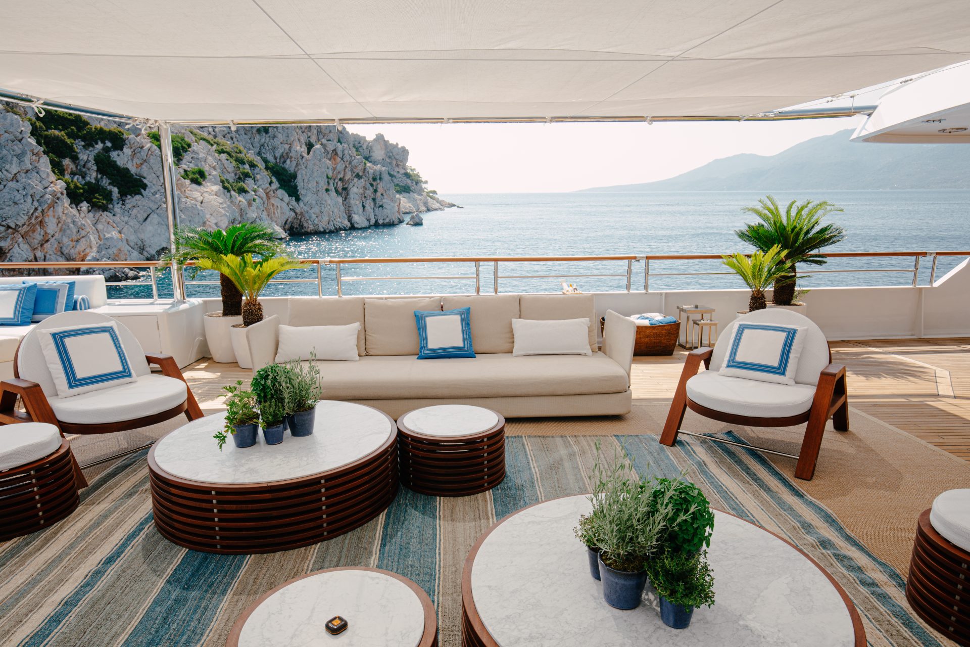 Superyacht deck