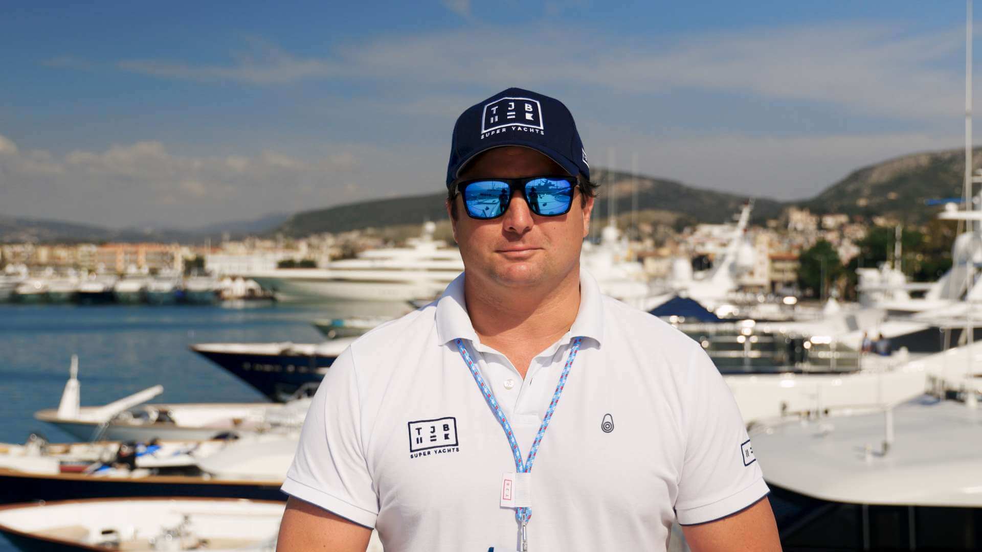 Tim Johnson at MEDYs 2023 yacht show